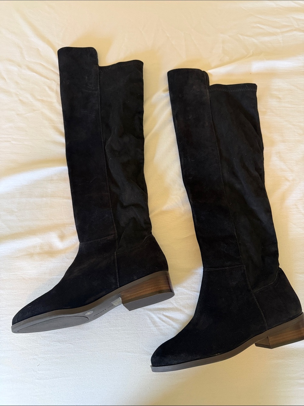 Lucky Brand Black Suede Over-the-Knee Boots